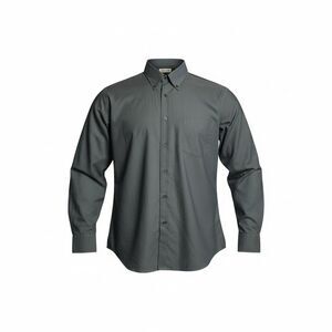 Van Heusen Flex Collar Dress Shirt 18 XXL 34 35 Sleeve Gray Regular Fit